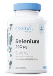 Osavi Selenium 200 μg – 180 Vegan Capsules | Highly Absorbable L–Selenomethionine | Supports Immune System, Thyroid Function & Normal Hair & Nails | Protects Cells from Oxidative Stress
