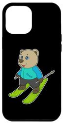 Carcasa para iPhone 14 Plus Oso Esquiador Esquí Deportes de invierno