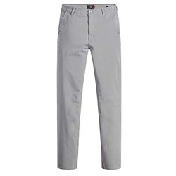 Dockers Smart 360 Flex Alpha Skinny, Pantalones Hombre, Gris (Sharkskin), 34W / 32L