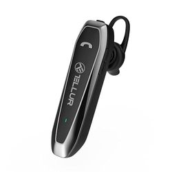 TELLUR VOX 100 Bluetooth Headset, Wireless Bluetooth Handsfree Earpiece USB C Headset, 22 Hours Talk Time, BT v5.3, Multipoint Two Connected Devices, 360° Hook for Right or Left Ear, iPhone/Android