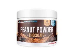 ALLNUTRITION Polvere di Arachidi Senza Zucchero - Crema di Arachidi Senza Zucchero con il 50% di Proteine - Senza Olio di Palma - Vegan e Keto Friendly - 200g Cioccolato