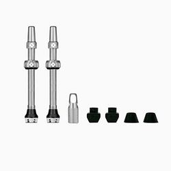 Muc-Off, Accessorio Valvola Tubeless, Valvole Per Gomme, Argento, 44Mm, Unisex Adulto