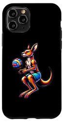 Kangaroo Volleyball Player Graphic Case for iPhone 11 Pro