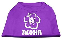 Mirage Aloha Bloemenprint Hemd, X-Small, Paars