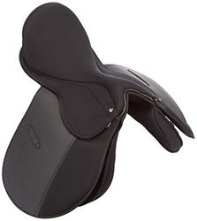 Cwell Equine Super-comfy Deeper seat GP Saddle Synthetic CHANGEABLE GULLET (17")