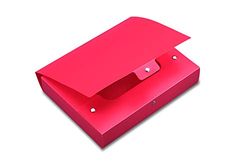 Fellowes U212RO Scatola Progetto Plus, Dorso 12 cm, Rosso