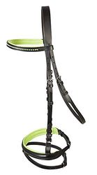 PFIFF Bridon « Staines » - Noir/Vert - Mini shetty