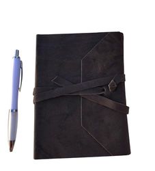CG - Talento Fiorentino, quaderno, agenda, diario, libro muto rivestito in vera pelle lavata effetto stropicciato vintage, fatto a mano a Firenze, Made in Italy (Grigio)