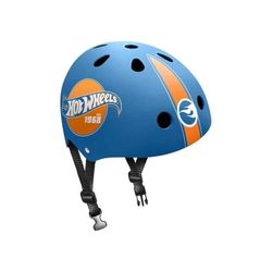 STAMP Skating Helmet Hot Wheels Jeugd Unisex, Blauw, 53-57 cm Hoofdomtrek