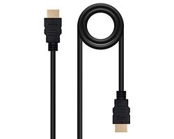 Watio Wave HDMI-kabel – high-speed kabel, 5 meter, versie 1.4, zwart materiaal, ideaal voor het aansluiten van multimedia-apparaten in optimale kwaliteit