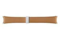 Samsung Galaxy Official D-Buckle Hybrid Eco-Leather Band (Slim, S/M) for Galaxy Watch, Camel
