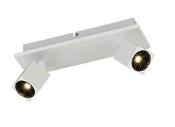 Trio Leuchten Faretto LED Cuba 828510331, in metallo bianco opaco, incl. 2 x 4 Watt + 3 x 4 Watt LED