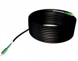 Elfcam® - Fibre Optic Cable for Outdoors, Simplex Single-mode SC/APC to SC/APC 5 mm Compatible with Orange Livebox, SFR Fibre Box and Bouygues Bbox, 100 m