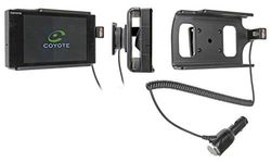 Brodit 512657 Coyote Nav Car Mount with Cigarette Lighter Charger with Adjustable Ball Joint