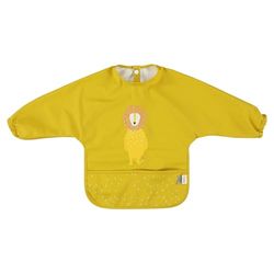 Trixie Long Sleeve Bib - Mr. Lion - Mealtime Essential - 6m+ - Waterproof Bib - OEKO-TEX-Certified