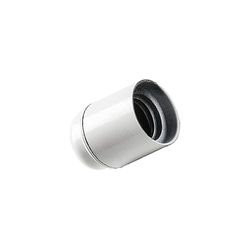 White Bakelite E27 lamp holder, ideal for general and decorative lighting in homes and offices.
