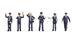 Noch H0 Figurines Garains de France avec Charme français, 6 Figurines pour l'écartement de Voie H0 Détails Uniques