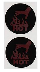 RS PRO Temperatuurweergave sticker / 50 °C 10 st. Verticaal, verpakking van 10 stuks