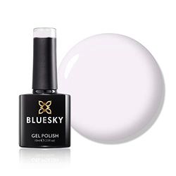 Bluesky Gel Nail Rolir, Coton rose mou, A092, blanc, durable, résistant aux puces, 10 ml (nécessite un durcissement sous lampe LED UV)