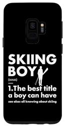 Carcasa para Galaxy S9 Sport Boy Definición Esquí