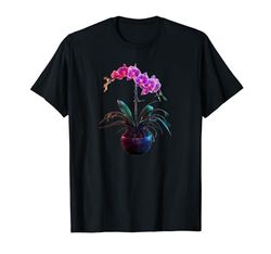 Orquídea Yoga Flor Meditación Namaste Camiseta