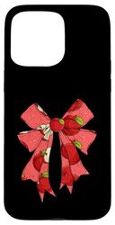 Apple Coquette Bow For Women Girls Fruit Apple Picking Crew Case for iPhone 15 Pro Max