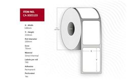 Rouleaux pour adresses marque Capture modèle Label 148 x 210 mm, Core 76 mm