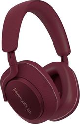 Bowers & Wilkins Px7 S2e Casque Supra-Auriculaire sans Fil, Réduction de Bruit, Qualcomm aptX Adaptive, Quick Charge, 30 Heures de Lecture, 6 Microphones Intégrés - Rouge Rubis