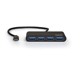 Port Designs 900123 interface hub USB 3.2 Gen 1 (3.1 Gen 1) Type-C 5000 Mbit/s Zwart