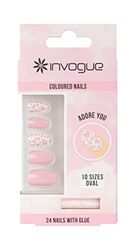 Invogue Valentines Oval Nails - Adore You