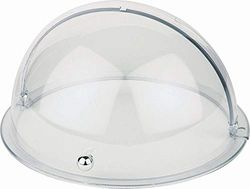APS 18380 Rolltop Cover met verchroomd cilinderhandvat, SAN