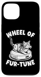 Wheel Of Fur-Tune Robot Vacuum Cleaner Funny Cat Case for iPhone 13