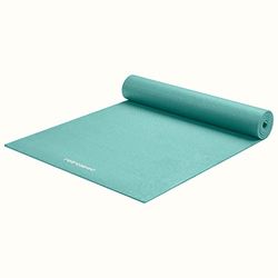 Retrospec Pismo Yogamat voor dames en heren, 182 x 60 x 0,5 mm, extra lange antislip oefenmat voor yoga, pilates, stretching, vloer- en thuistraining, Blue Lagoon