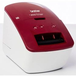 Brother PT QL600R Etichettatrici Rosso QL600RXX1 USB/Mono