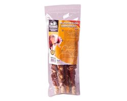 Quibropets Bâtonnets de Canard en Cuir Brut - Friandises pour Chiens, récompenses Naturelles sans céréales, Snacks pour Animaux domestiques, friandises déshydratées, 320 g