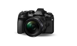 Olympus OM-D E-M1 MARK II Kit, Micro 4/3 Systemkamera (20.4 Megapixel, 5-Axlig Bildstabilisering, Elektronisk Sökare) + M.Zuiko 12-40 mm Pro Universalzoom, Svart