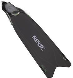 Seac BM30, pinne lunghe da Apnea con pala di nuova generazione, nero/verde, 39/40