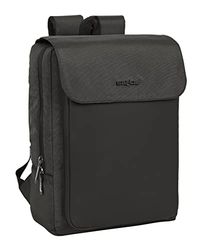 SAFTA Backpack with Laptop Flap, 13.3 inches + USB Business Grey, Multicoloured