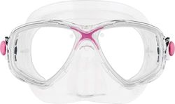 Cressi Maré - óculos de snorkeling para mulher, cor transparente/rosa