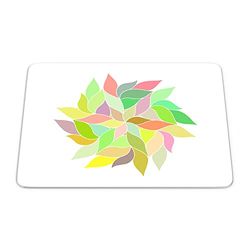Bonamaison, Tapis de Souris Rectangle Imprimé Numériquement, Fond Antidérapant, pour Bureau et Maison, Taille: 22x18cm