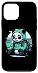 Custodia per iPhone 12 mini Panda Alieno UFO Panda extraterrestre