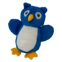 JACK AND VANILLA, Doudou Hibou avec Squeeker pour Chiens et Chats, en matériaux Doux et durables, Design coloré, Facile à Laver, Taille 24 cm, Couleur Multicolore