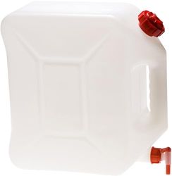 Cao Jerrican mat 10l + vuxen kran unisex, vit, 10 liter