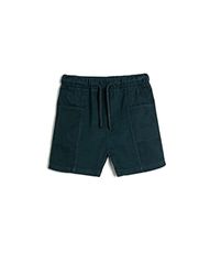 Koton Babyboys Trekkoord Elastische Tailleband Gedrukt Detail Zakken Katoenen Shorts, marineblauw (707), 2-3 Jaar