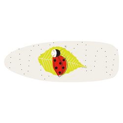 MSV, Housse de Rechange pour Table à Repasser 100% Coton avec Cordons, Housse Universelle, Rembourrage en Polyester, Lavable à 40 °, Coccinelle, 145x61cm