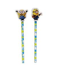 Minions Lapiz con Goma Decorada