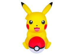 TEKNOFUN - Licencia Oficial Pokemon - Figura Luminosa Pikachu Poké Ball - Altavoz inalámbrico - LED - 2 Modos de iluminación - USB/microUSB (Cable suministrado) - AUX Jack 3,5 mm - 811382