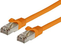 Techly ICOC CCA6F-005-OR - nätverkskabel (0,5 m, Cat6, F/UTP (FTP), RJ-45, RJ-45, orange)