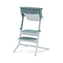 CYBEX Gold LEMO Learning Tower Set, Per Trasformare il Seggiolone LEMO in Torre di Apprendimento, 1-5 Anni (fino a 25 kg), 2 Tappetini Antiscivolo un Silicone per Sedile e Poggiapiedi, Stone Blue