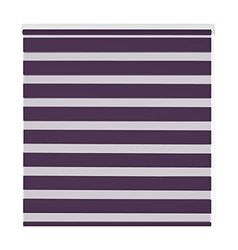Estoralis Vera | Estor Enrollable Noche y Dia Diseño Moderno | Doble Tejido | Color Violeta | 145 x 180 cm (Ancho/Alto) Tamaño Tela 142 x 175 cm | Estores para Ventanas y Puertas